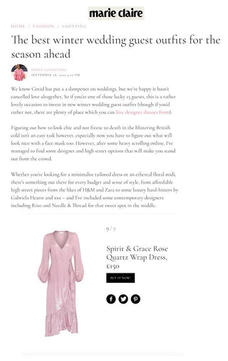Marie Claire - The Rose Quartz Dress