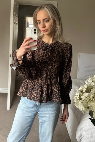 Leopard Eve Blouse